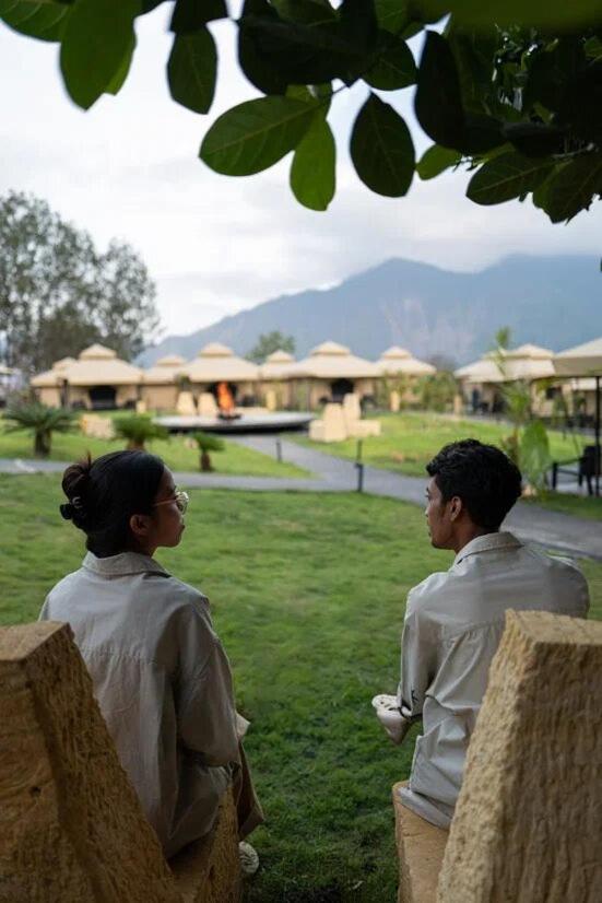 Отель Toteme Glamping And Hot Spring Kintamani Экстерьер фото